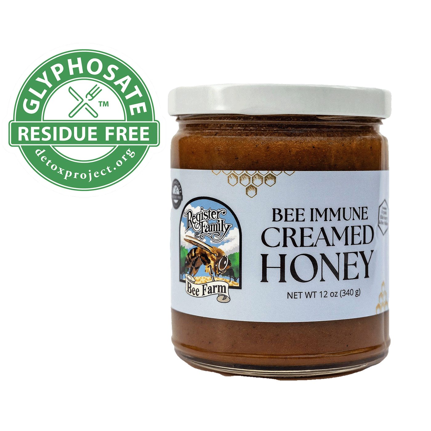 Bee Immune Creamed Honey — 12 oz