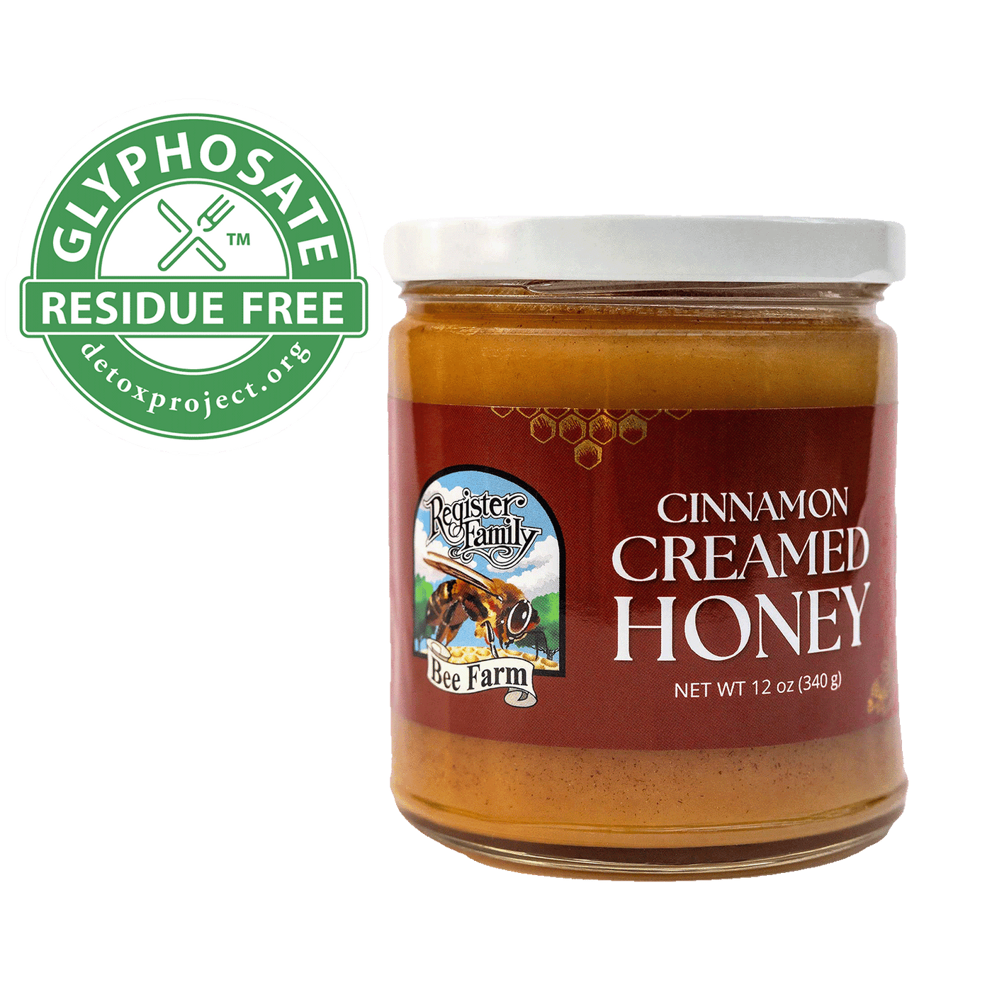 Cinnamon Creamed Honey — 12 oz