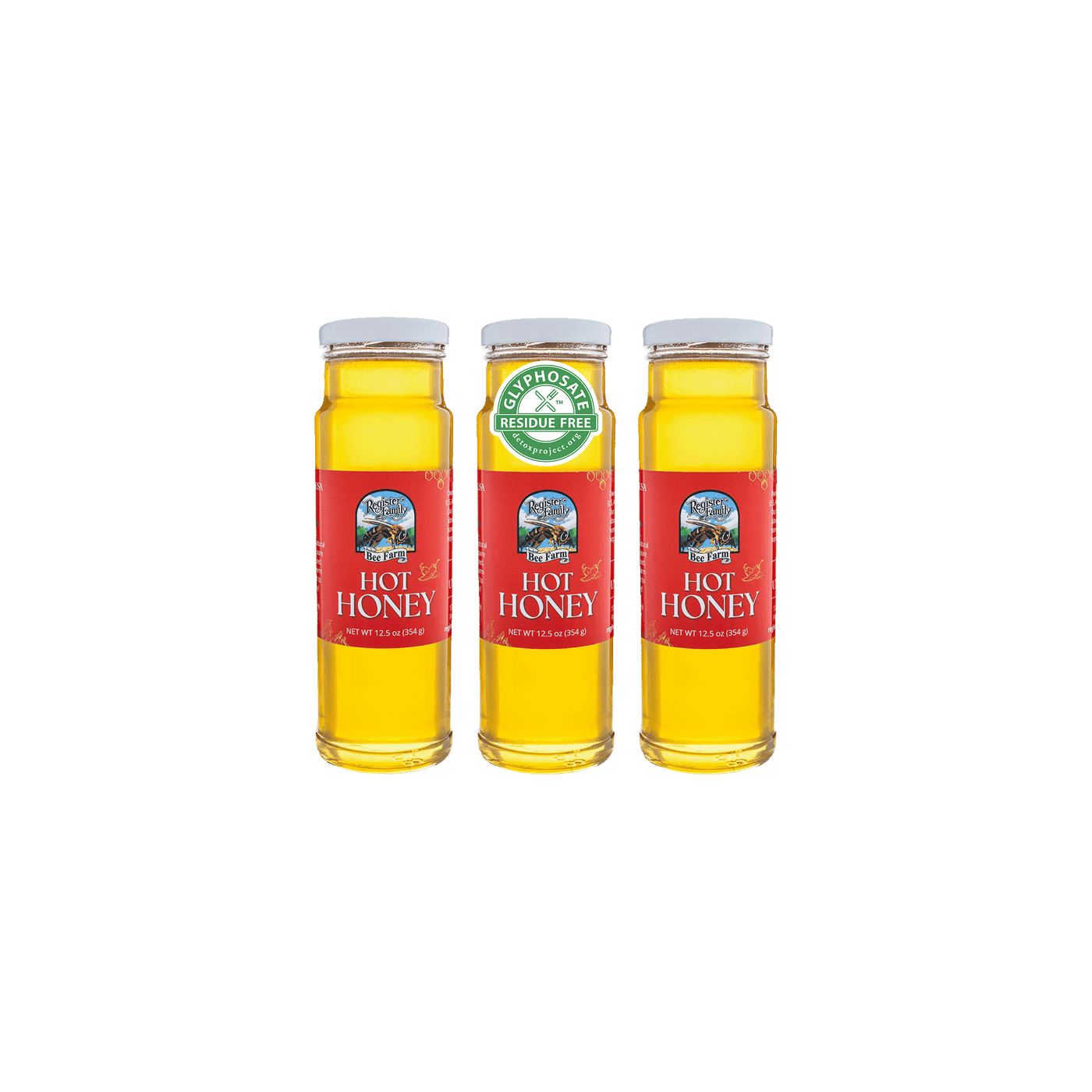 Raw Hot Honey — 12.5 oz · 3-Pack