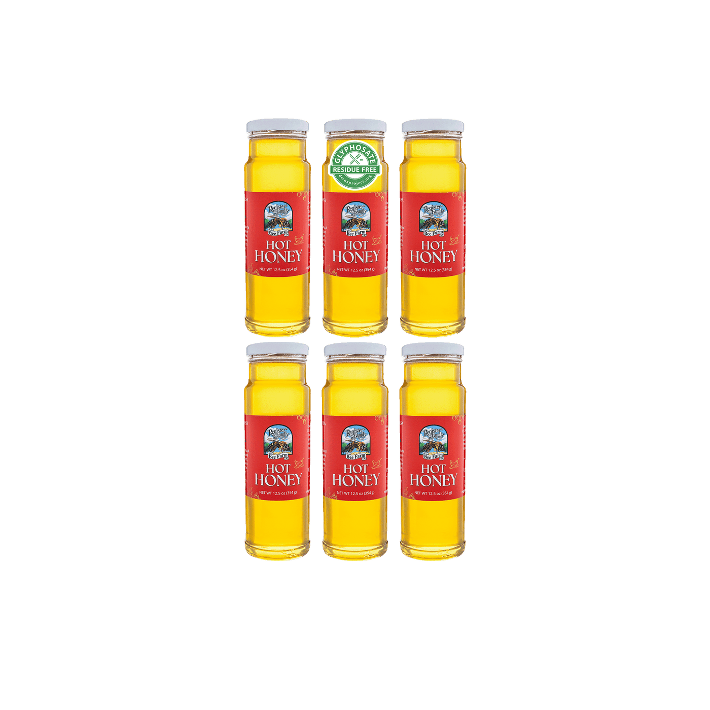 Raw Hot Honey — 12.5 oz · 6-Pack