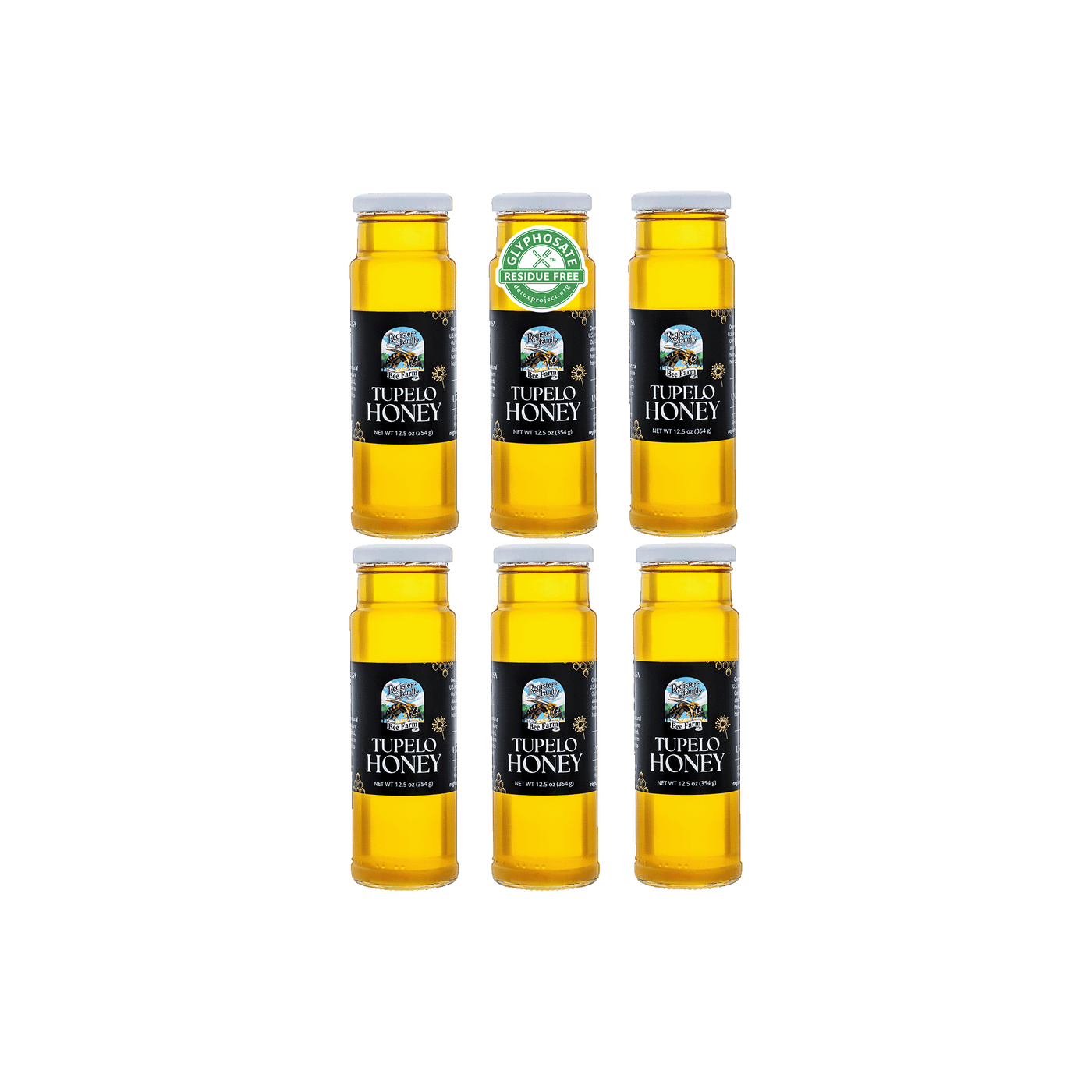 Raw Tupelo Honey — 12.5 oz · 6-Pack